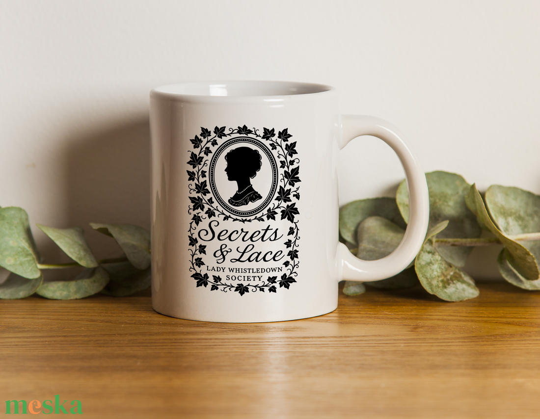 Bridgerton stílusú bögre - otthon & életmód - konyhafelszerelés, tálalás - tálalás - bögre & csésze - Meska.hu