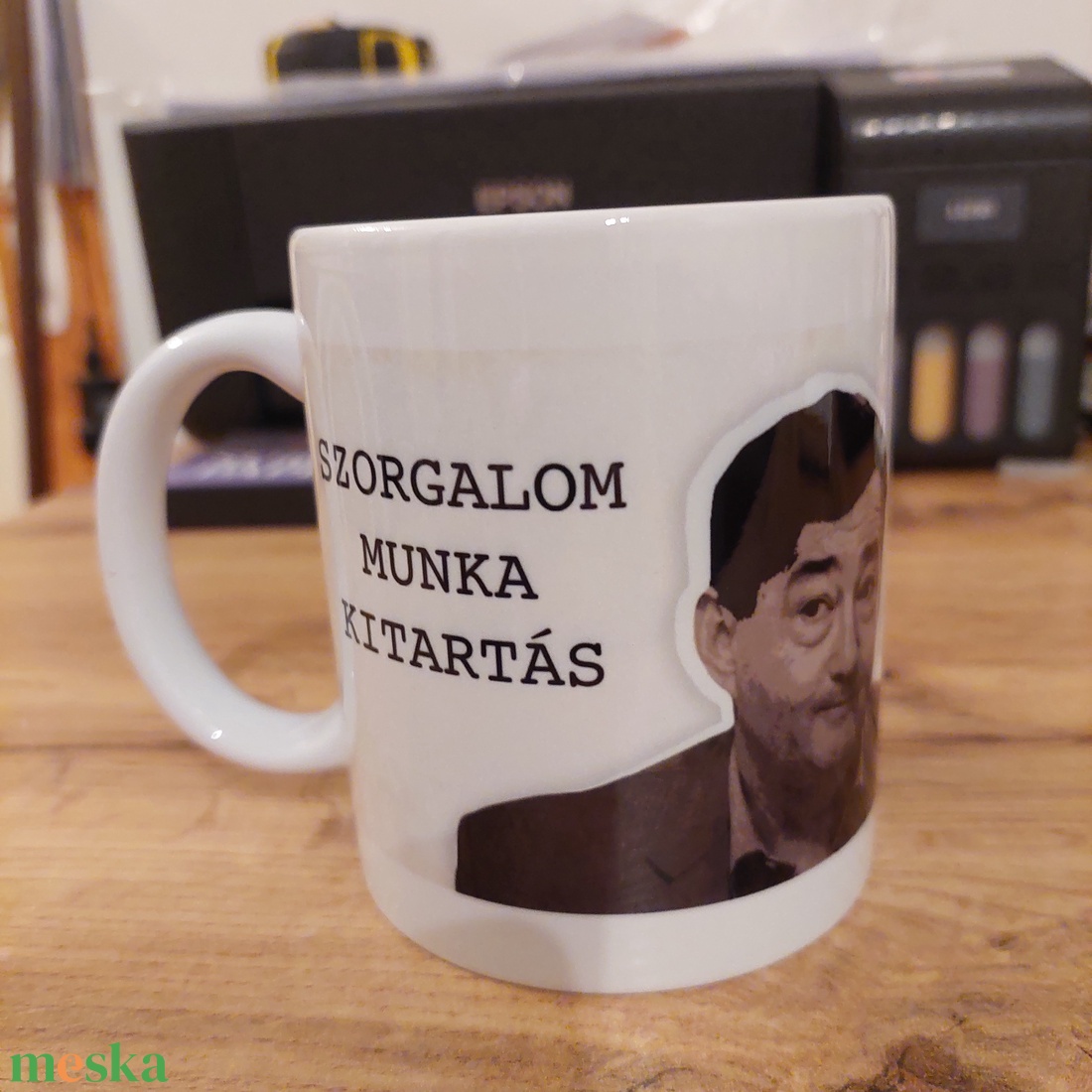 Szorgalom, Munka, Kitartás � Vicces Mém Bögre - otthon & életmód - konyhafelszerelés, tálalás - tálalás - bögre & csésze - Meska.hu