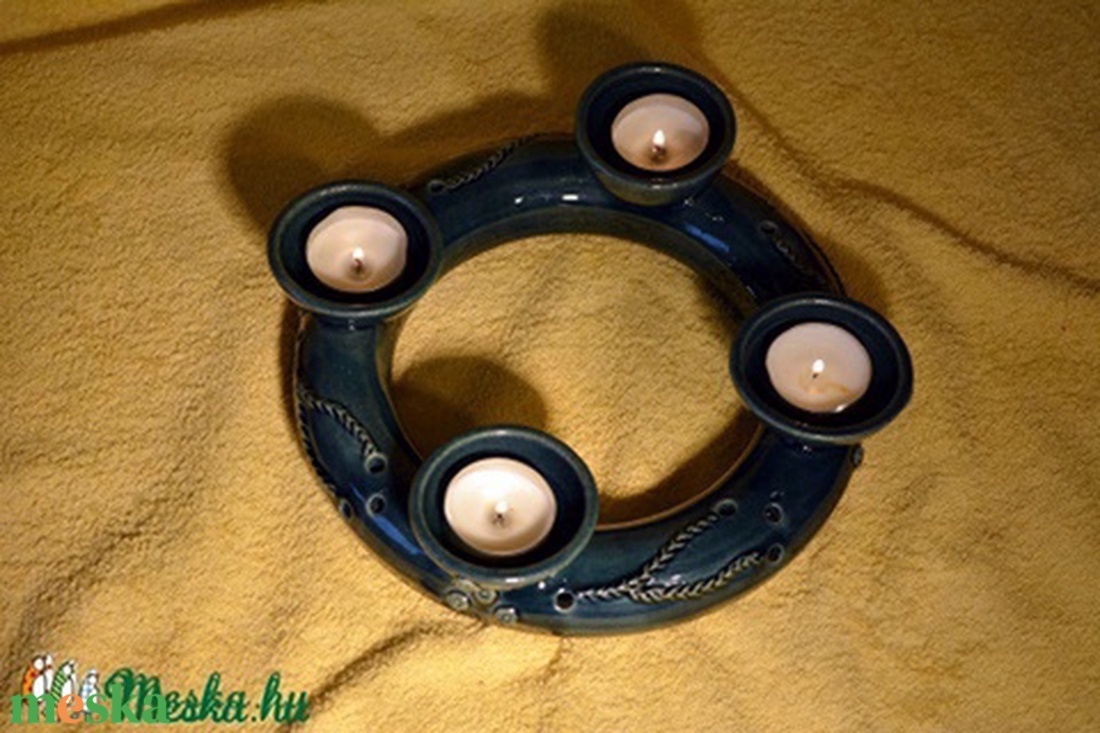 Adventi koszorú zsűrizett - karácsony - adventi díszek - adventi koszorú - Meska.hu