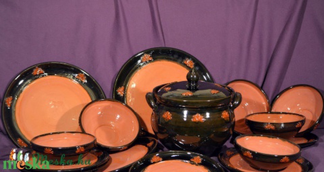 Étkészlet - otthon & életmód - konyhafelszerelés, tálalás - tálalás - tányér & étkészlet - Meska.hu
