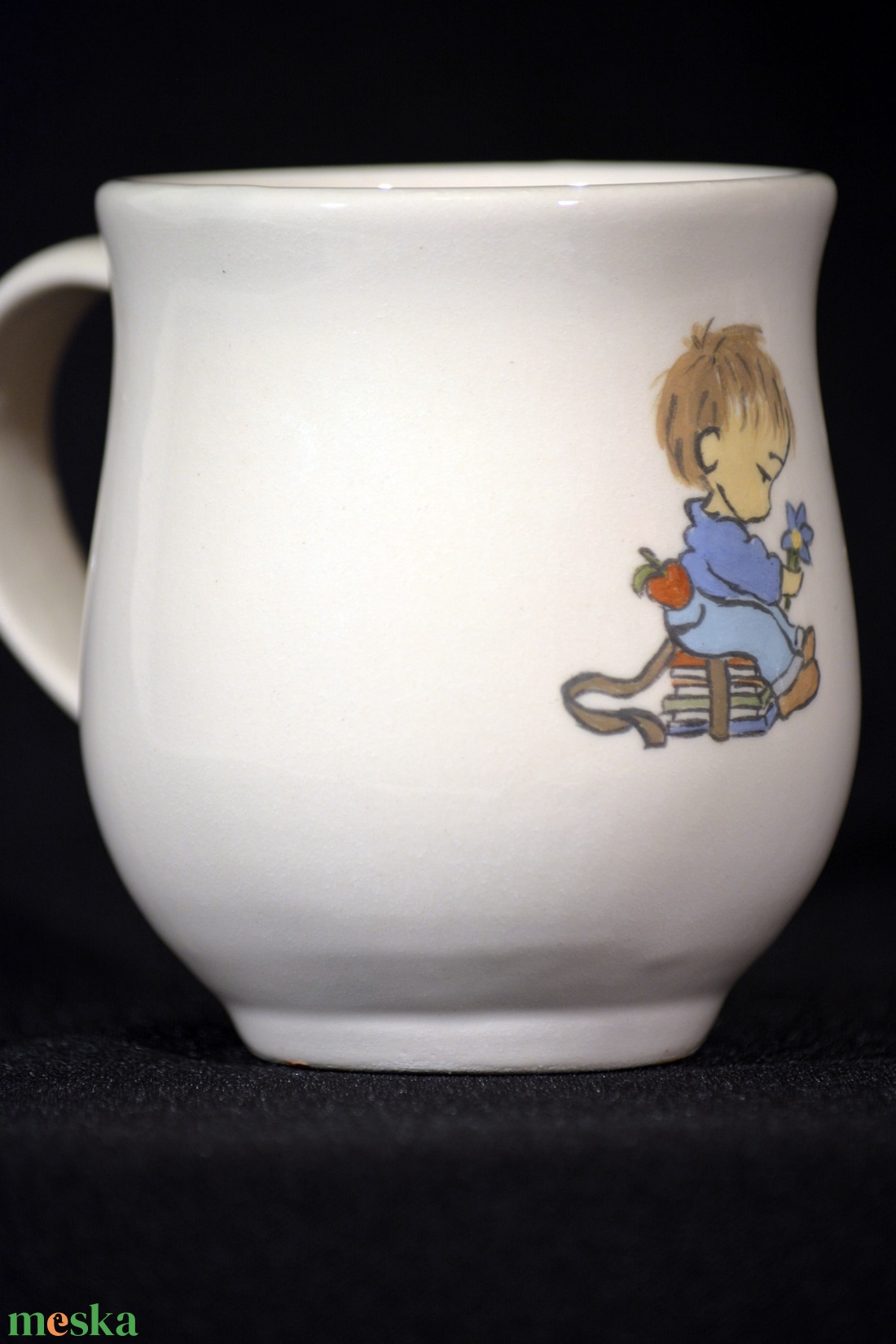 Kézzel festett bögre,kisfiús - otthon & életmód - konyhafelszerelés, tálalás - tálalás - bögre & csésze - Meska.hu