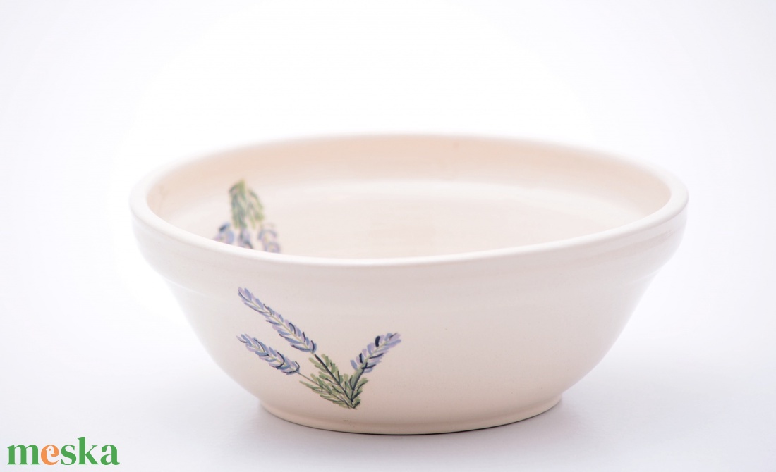 Levendulás müzlistányér - otthon & életmód - konyhafelszerelés, tálalás - tálalás - tányér & étkészlet - Meska.hu