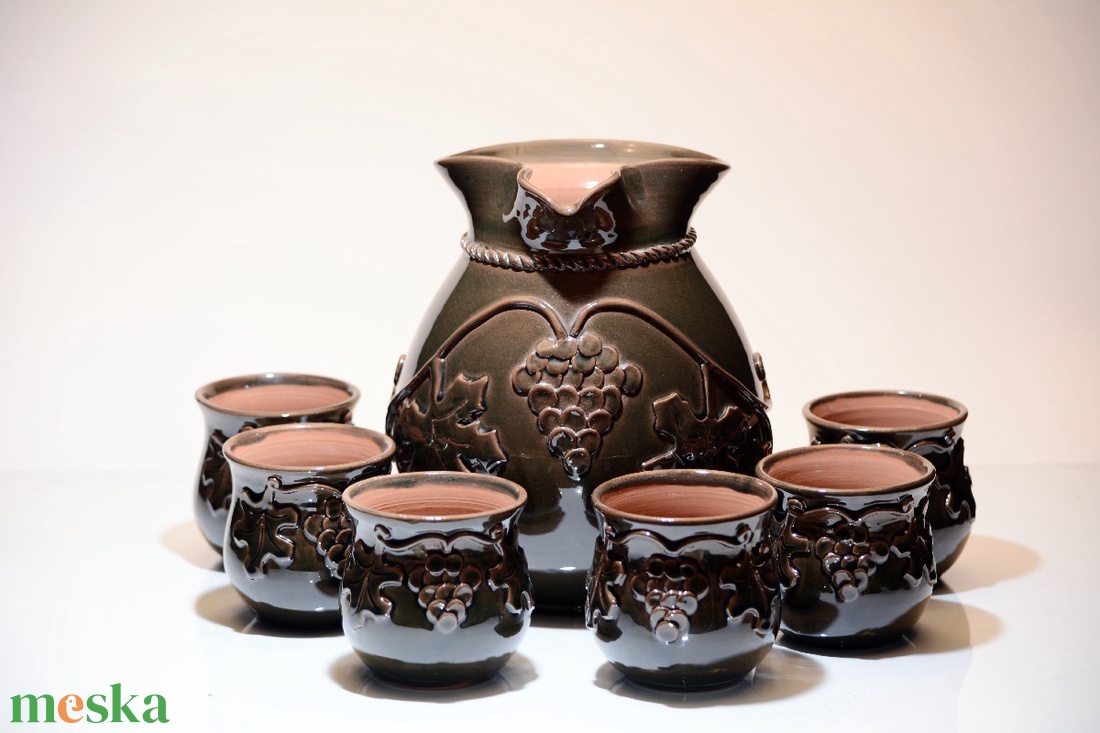 Boros készlet szőlős -  - Meska.hu