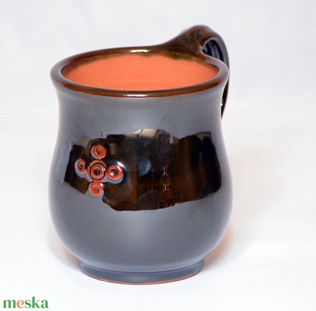 Bögre rátétes mintával - otthon & életmód - konyhafelszerelés, tálalás - tálalás - bögre & csésze - Meska.hu