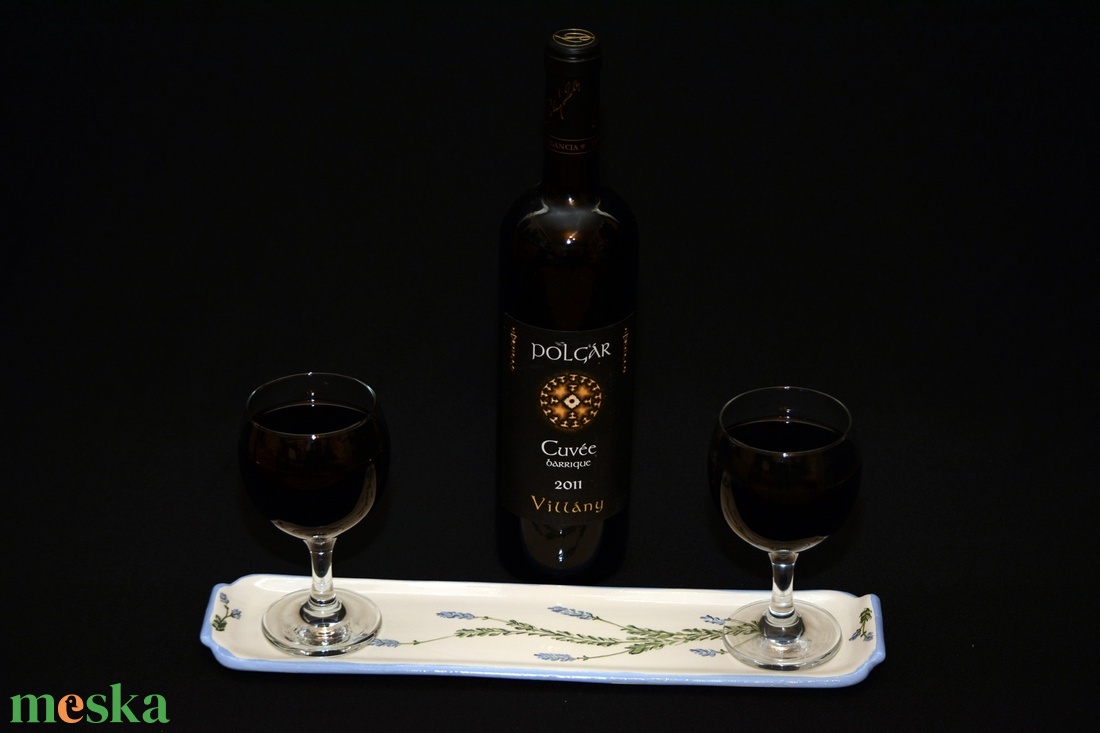 Festett kerámiatálca - otthon & életmód - konyhafelszerelés, tálalás - tálalás - tálca - Meska.hu