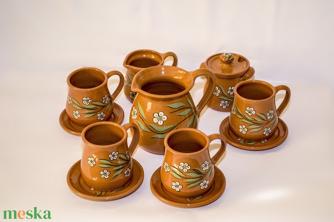 Teáskészlet  - otthon & életmód - konyhafelszerelés, tálalás - tálalás - tányér & étkészlet - Meska.hu