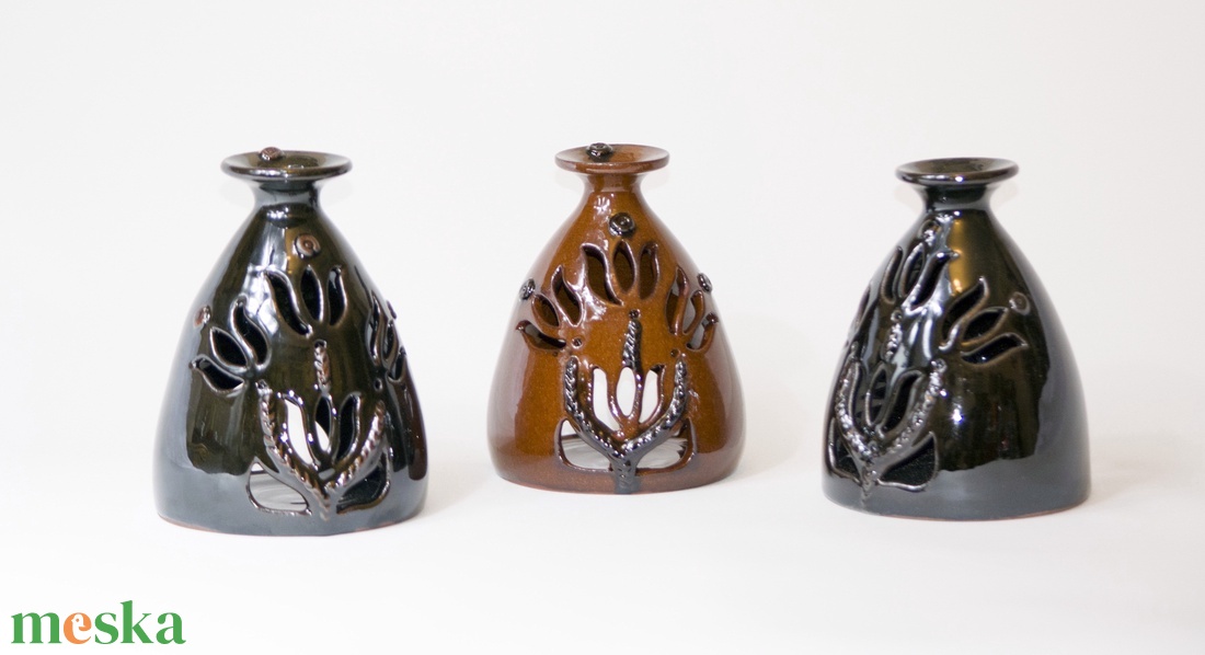 Zárt mécsestartó - otthon & életmód - gyertya, illat, aroma - mécses és mécsestartó - Meska.hu