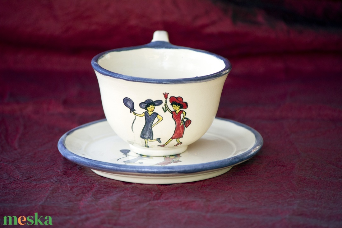 Barátnős  készlet - otthon & életmód - konyhafelszerelés, tálalás - tálalás - teás- és kávés pohár, készlet - Meska.hu