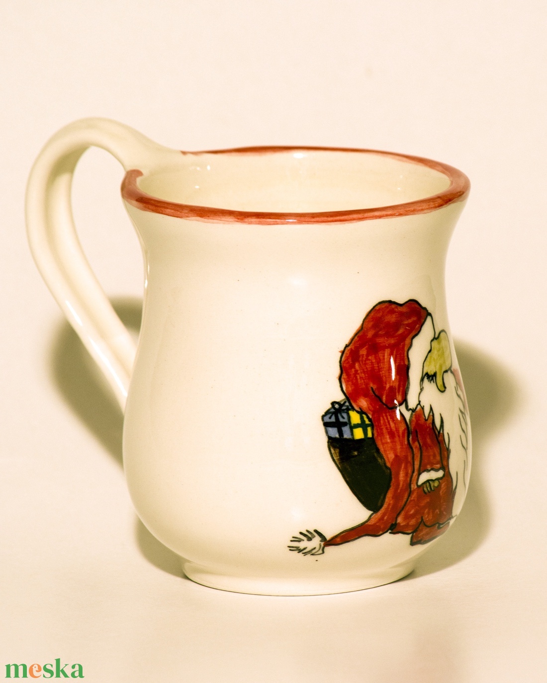 Mikulásos bögre - otthon & életmód - konyhafelszerelés, tálalás - tálalás - bögre & csésze - Meska.hu