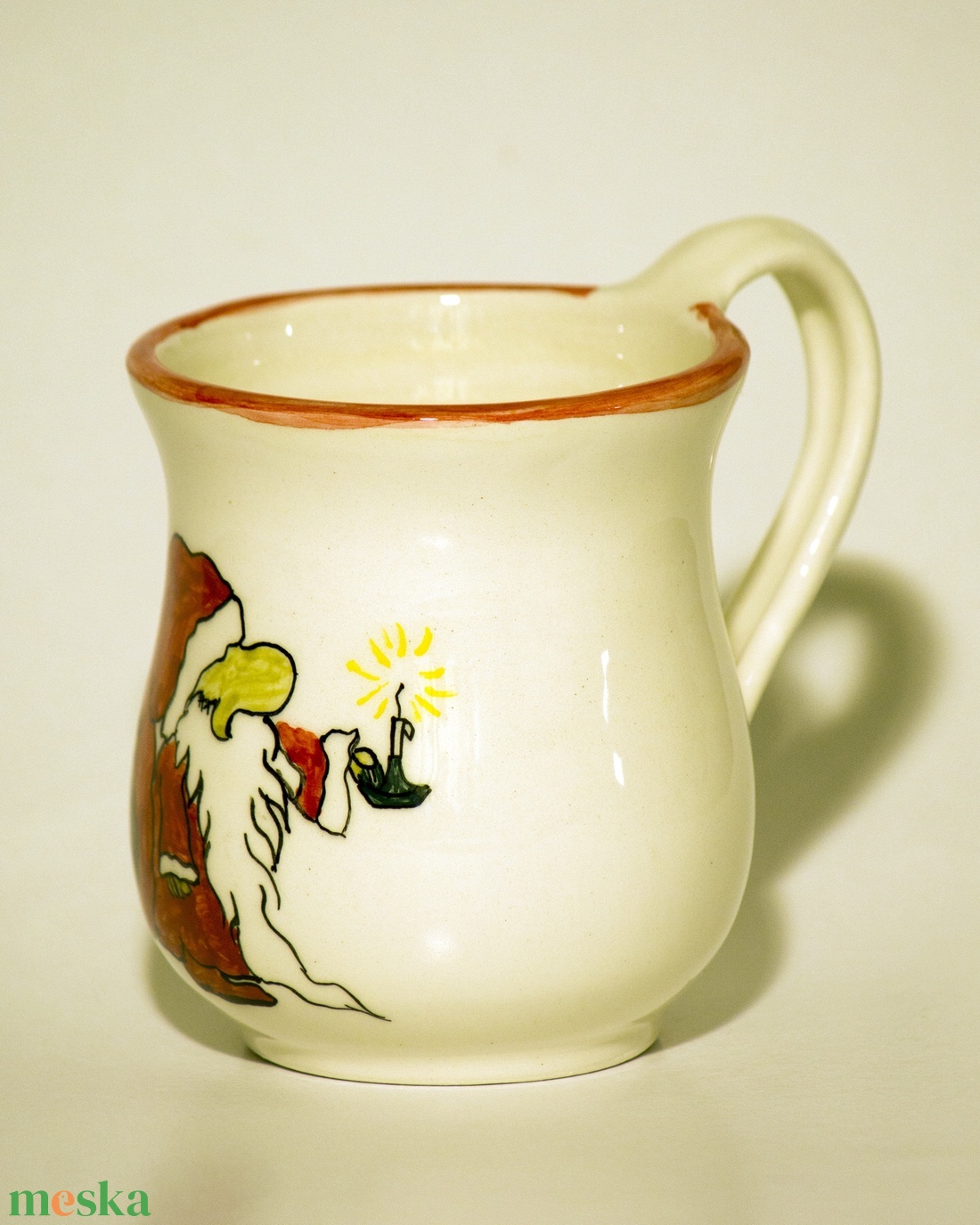 Mikulásos bögre - otthon & életmód - konyhafelszerelés, tálalás - tálalás - bögre & csésze - Meska.hu