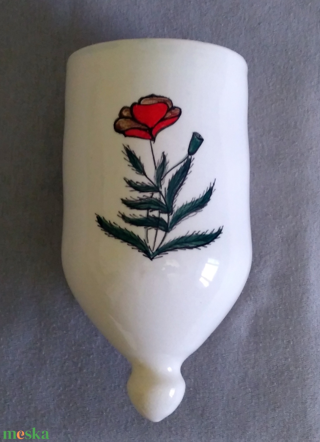 Radiátor párologtató,pipacsos - otthon & életmód - gyertya, illat, aroma - párologtató - Meska.hu