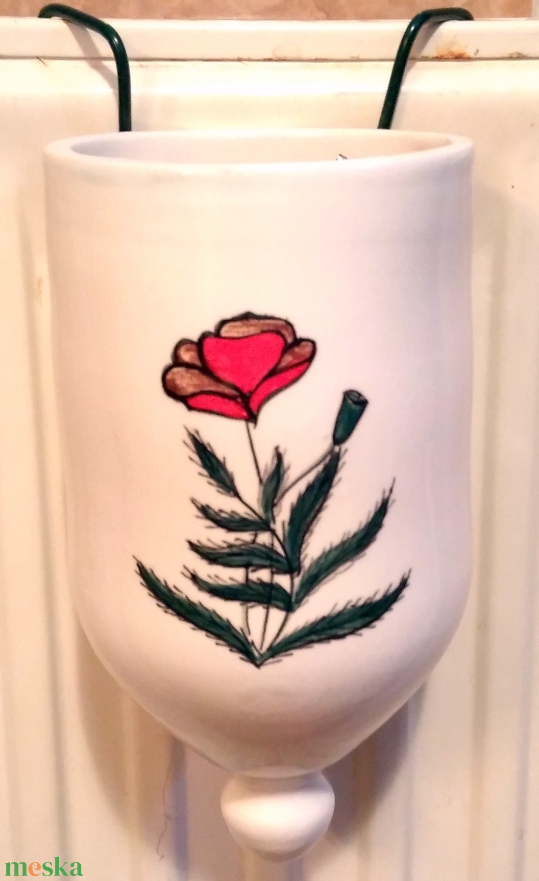 Radiátor párologtató,pipacsos - otthon & életmód - gyertya, illat, aroma - párologtató - Meska.hu