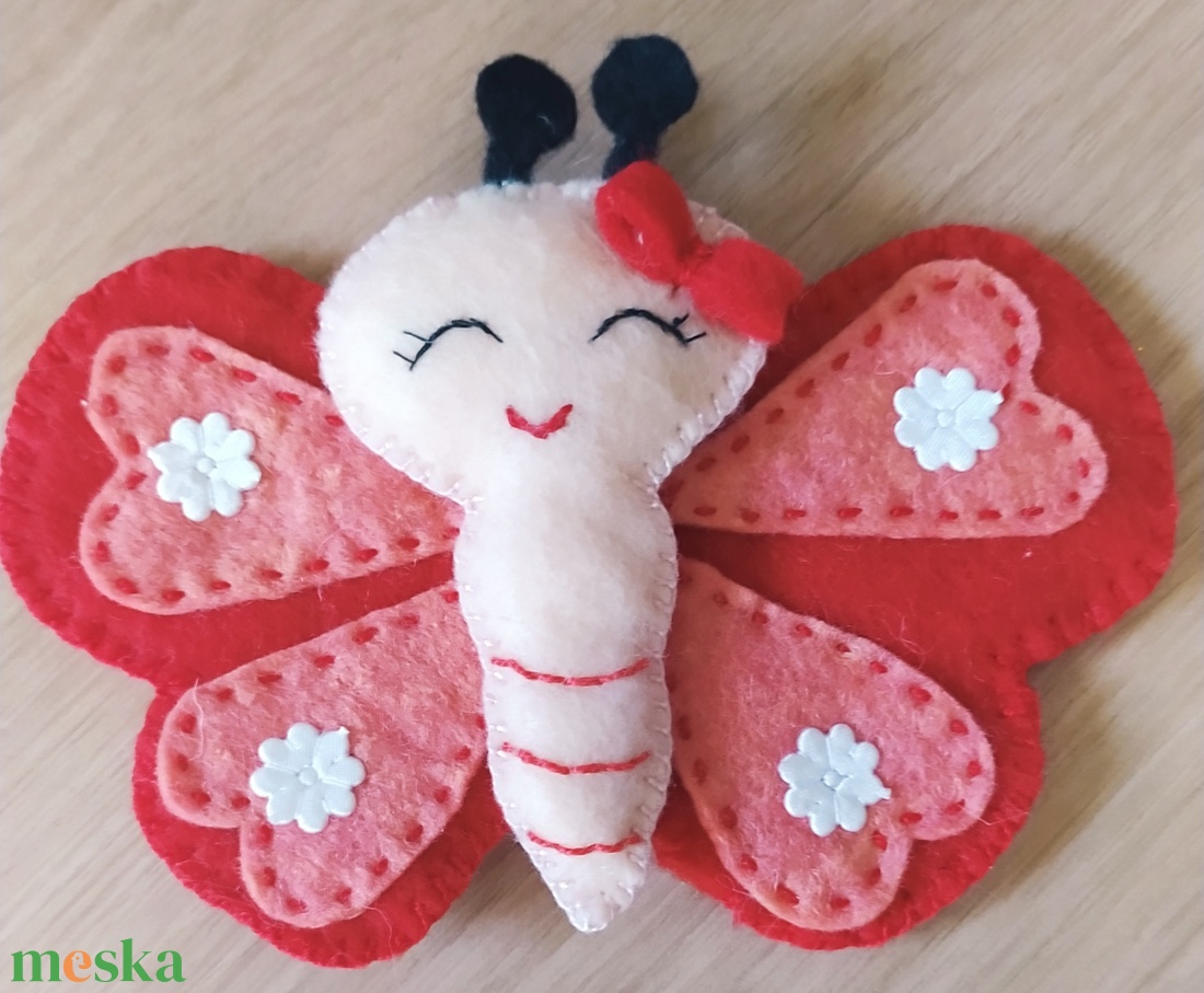 Három pillangó mese ujjbáb - játék & sport - bábok - kesztyűbáb - Meska.hu