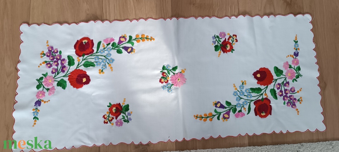 Kalocsai futó terítő 80x35 - otthon & életmód - konyhafelszerelés, tálalás - tálalás - terítő - Meska.hu Kalocsai futó terítő 80x35 - otthon & életmód - konyhafelszerelés, tálalás - tálalás - terítő - Meska.hu