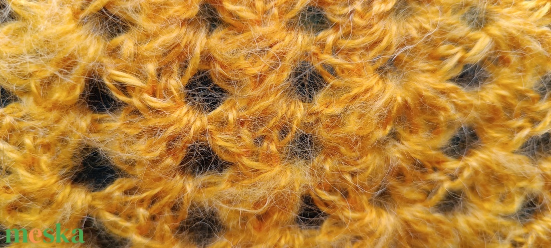 Sárga pelerin, poncsó - esküvő - kiegészítők - bolero és válltakaró - Meska.hu