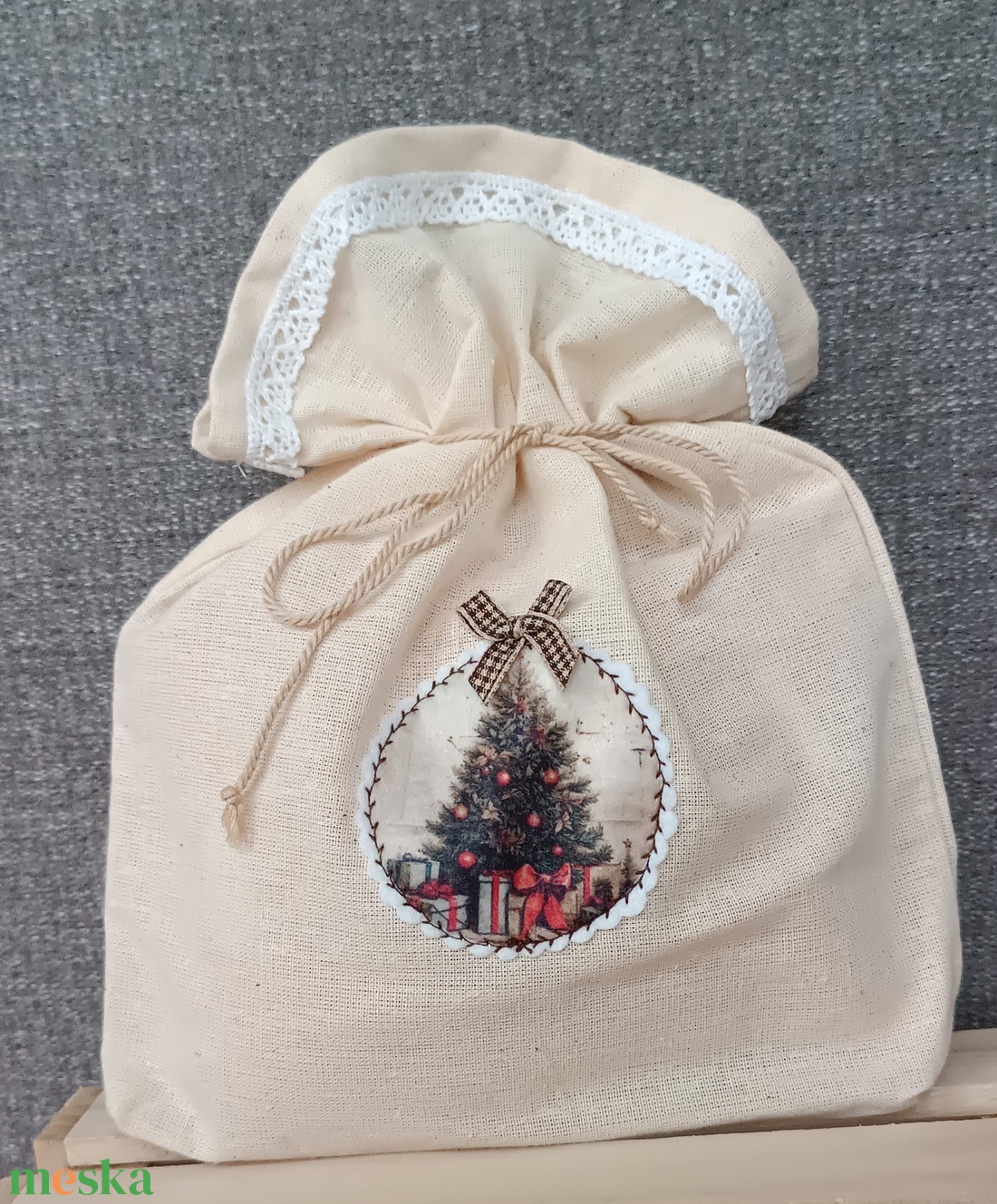 Mikulás tasak - karácsony - mikulás - mikulás zsák - Meska.hu