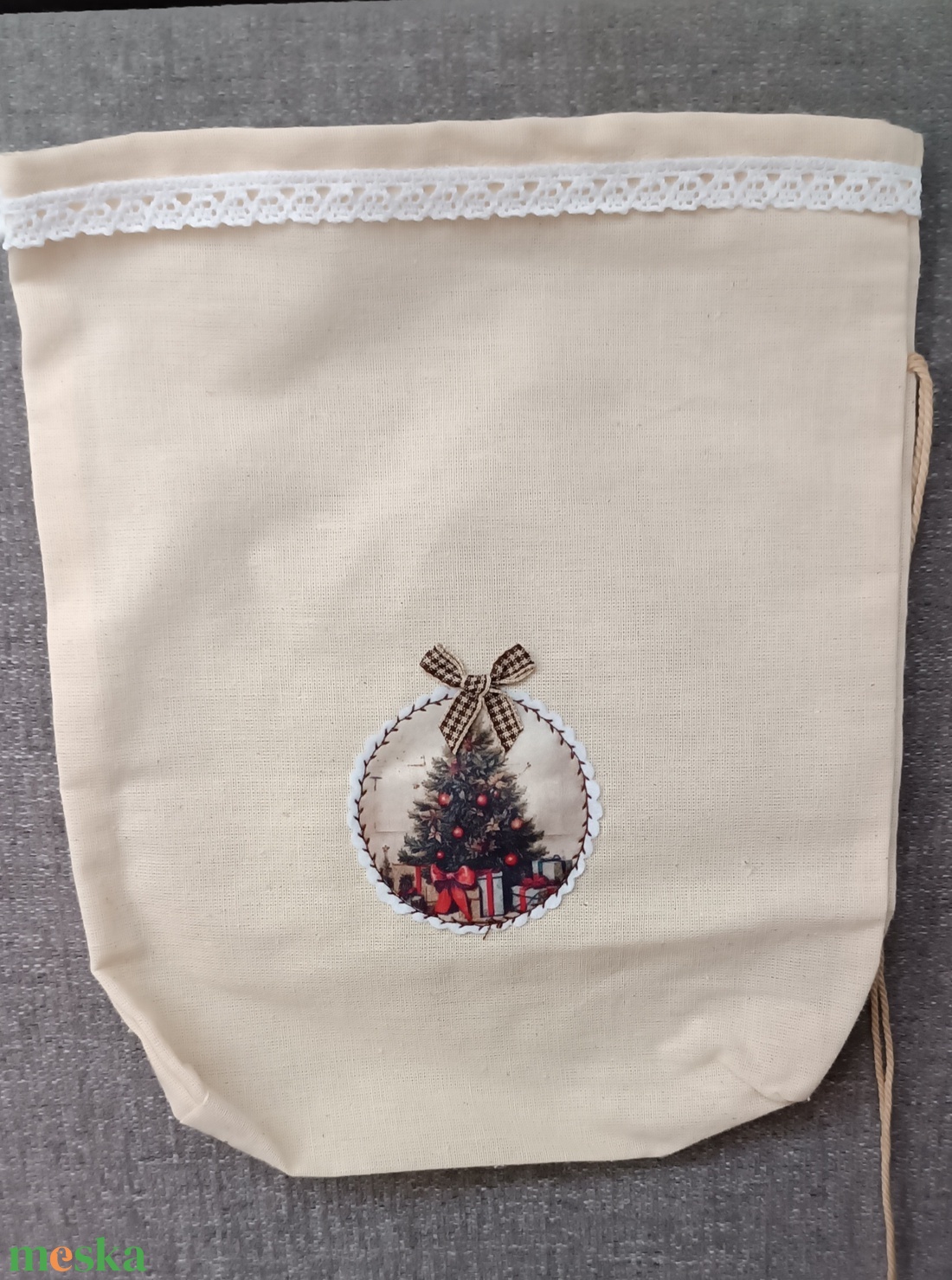 Mikulás tasak - karácsony - mikulás - mikulás zsák - Meska.hu