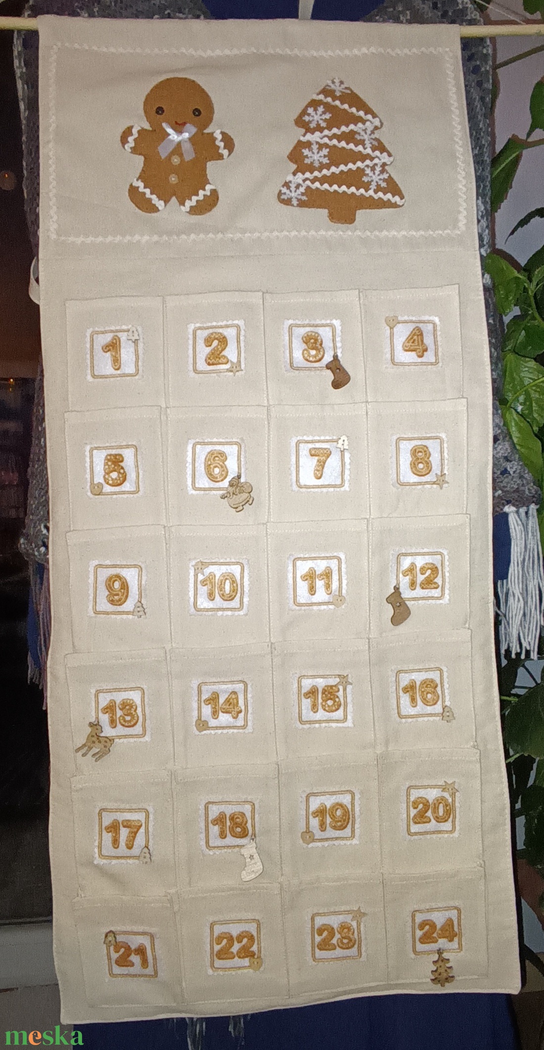 Mézi adventi naptár - karácsony - adventi díszek - adventi naptár - Meska.hu