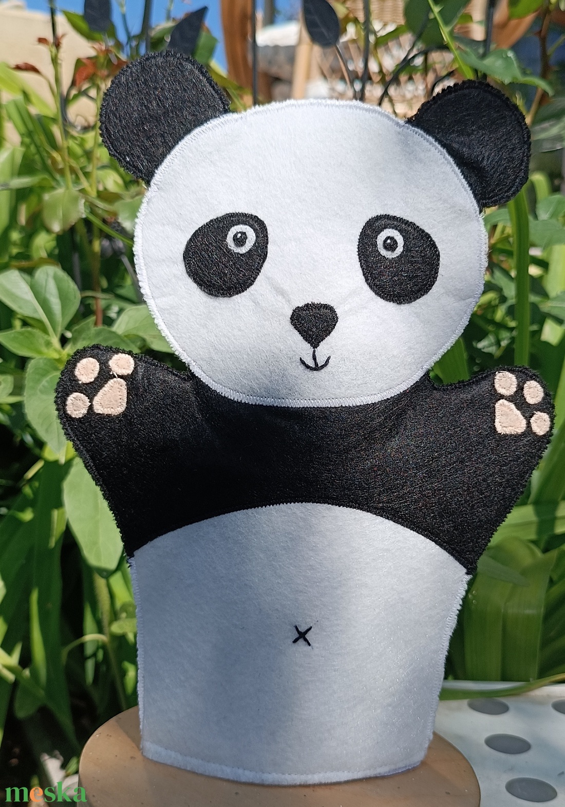 Panda kesztyűbáb - játék & sport - szerepjáték - Meska.hu
