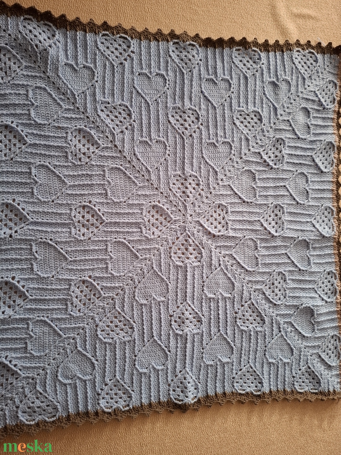 Horgolt babatakaró  - otthon & életmód - babaszoba, gyerekszoba - babatakaró, gyerek pléd - Meska.hu