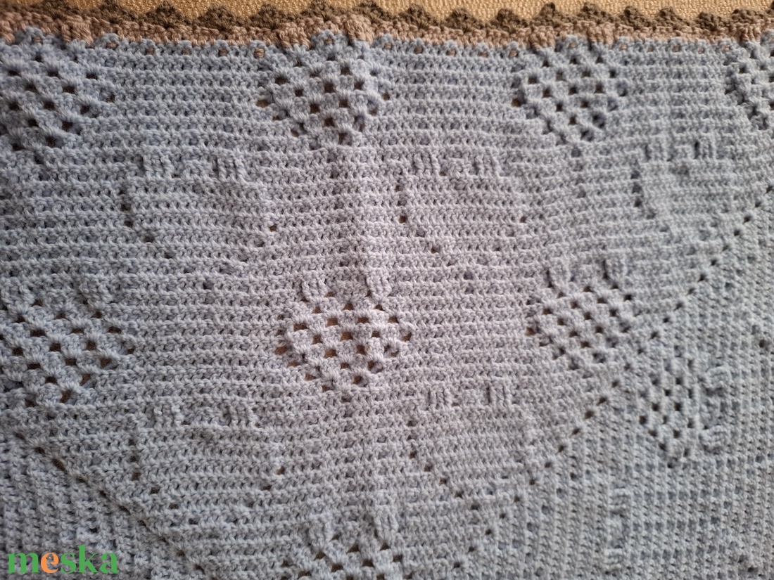 Horgolt babatakaró  - otthon & életmód - babaszoba, gyerekszoba - babatakaró, gyerek pléd - Meska.hu