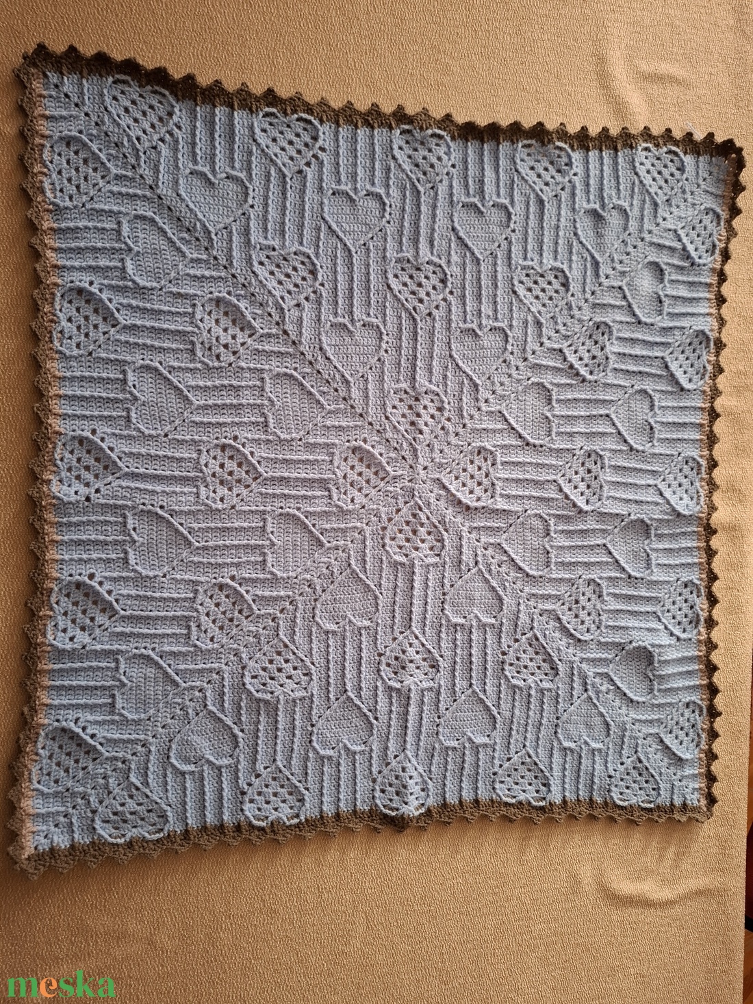 Horgolt babatakaró  - otthon & életmód - babaszoba, gyerekszoba - babatakaró, gyerek pléd - Meska.hu