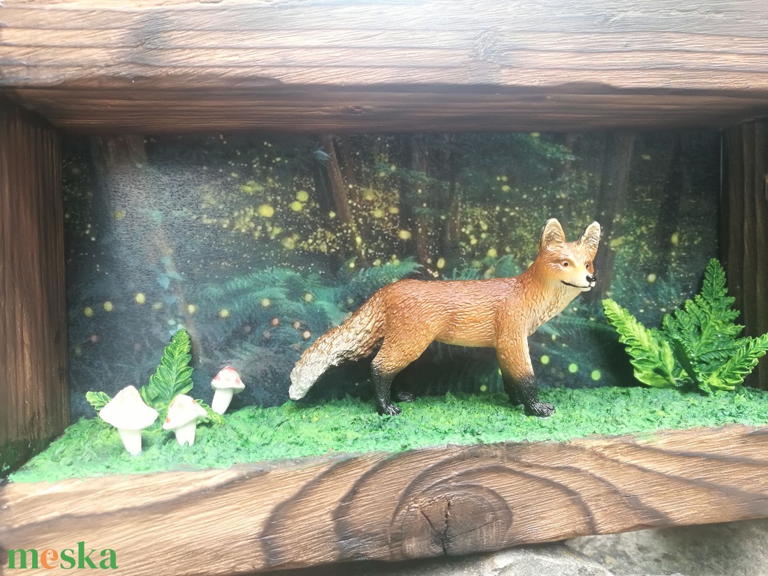 Rókás falikép, shadowbox, roombox - otthon & életmód - dekoráció - kép & falikép - 3d képek - Meska.hu Rókás falikép, shadowbox, roombox - otthon & életmód - dekoráció - kép & falikép - 3d képek - Meska.hu