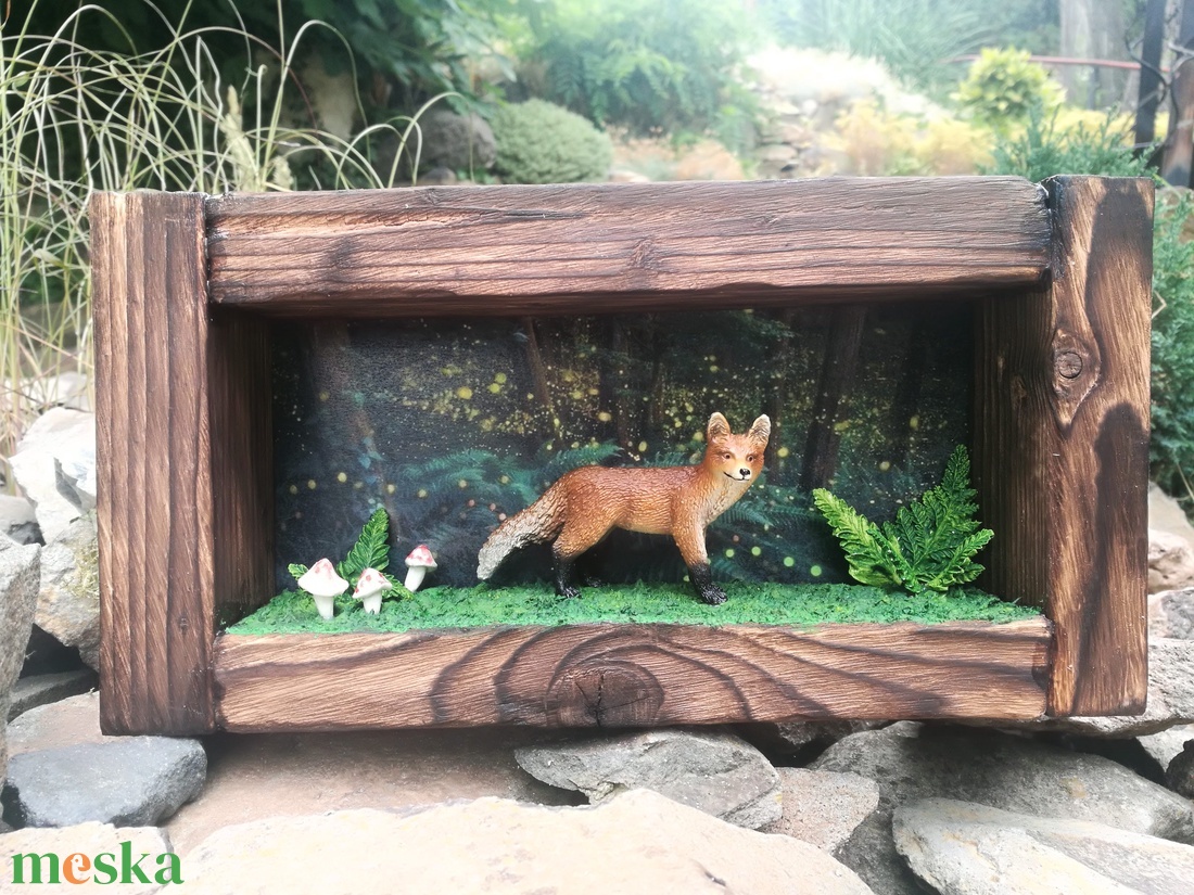 Rókás falikép, shadowbox, roombox - otthon & életmód - dekoráció - kép & falikép - 3d képek - Meska.hu Rókás falikép, shadowbox, roombox - otthon & életmód - dekoráció - kép & falikép - 3d képek - Meska.hu