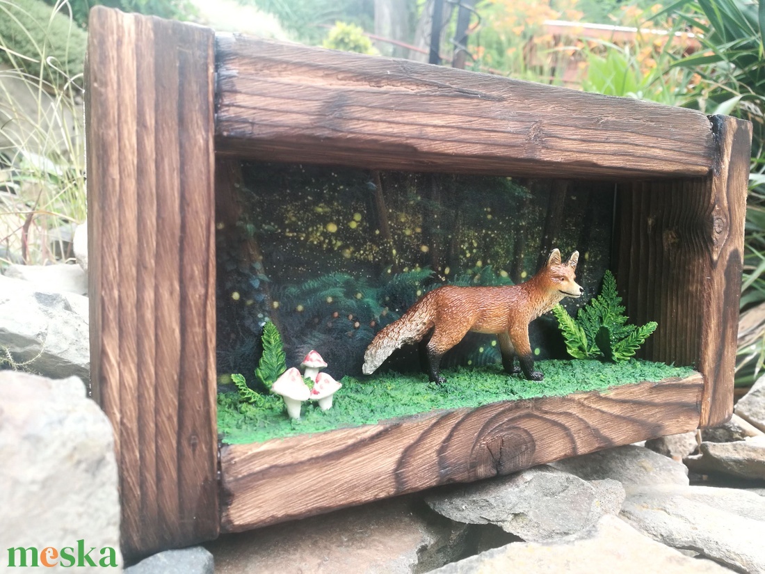 Rókás falikép, shadowbox, roombox - otthon & életmód - dekoráció - kép & falikép - 3d képek - Meska.hu Rókás falikép, shadowbox, roombox - otthon & életmód - dekoráció - kép & falikép - 3d képek - Meska.hu