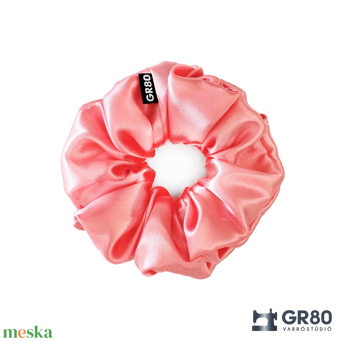 Lazac szaténselyem hajgumi scrunchie - ruha & divat - hajdísz & hajcsat - hajgumi - Meska.hu
