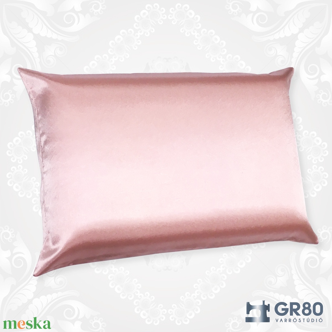 Selyem párnahuzat - MÁLYVA szatén ágyneműhuzat - otthon & életmód - lakástextil - párna & párnahuzat - Meska.hu
