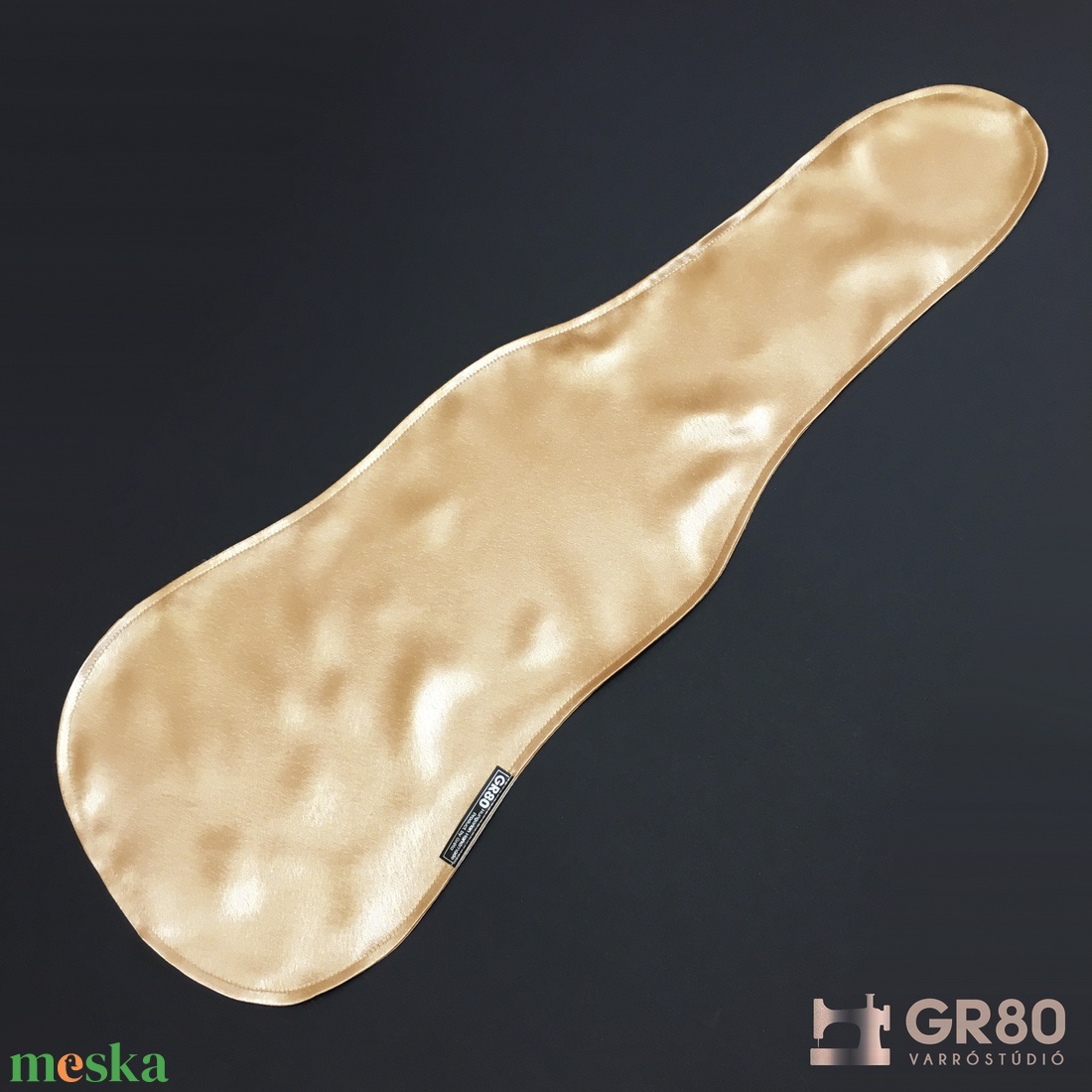 Elegáns szaténselyem védőtakaró 4/4-es és 3/4-es hegedűhöz, ARANY - könyv & zene - hangszer & hangszertok - Meska.hu