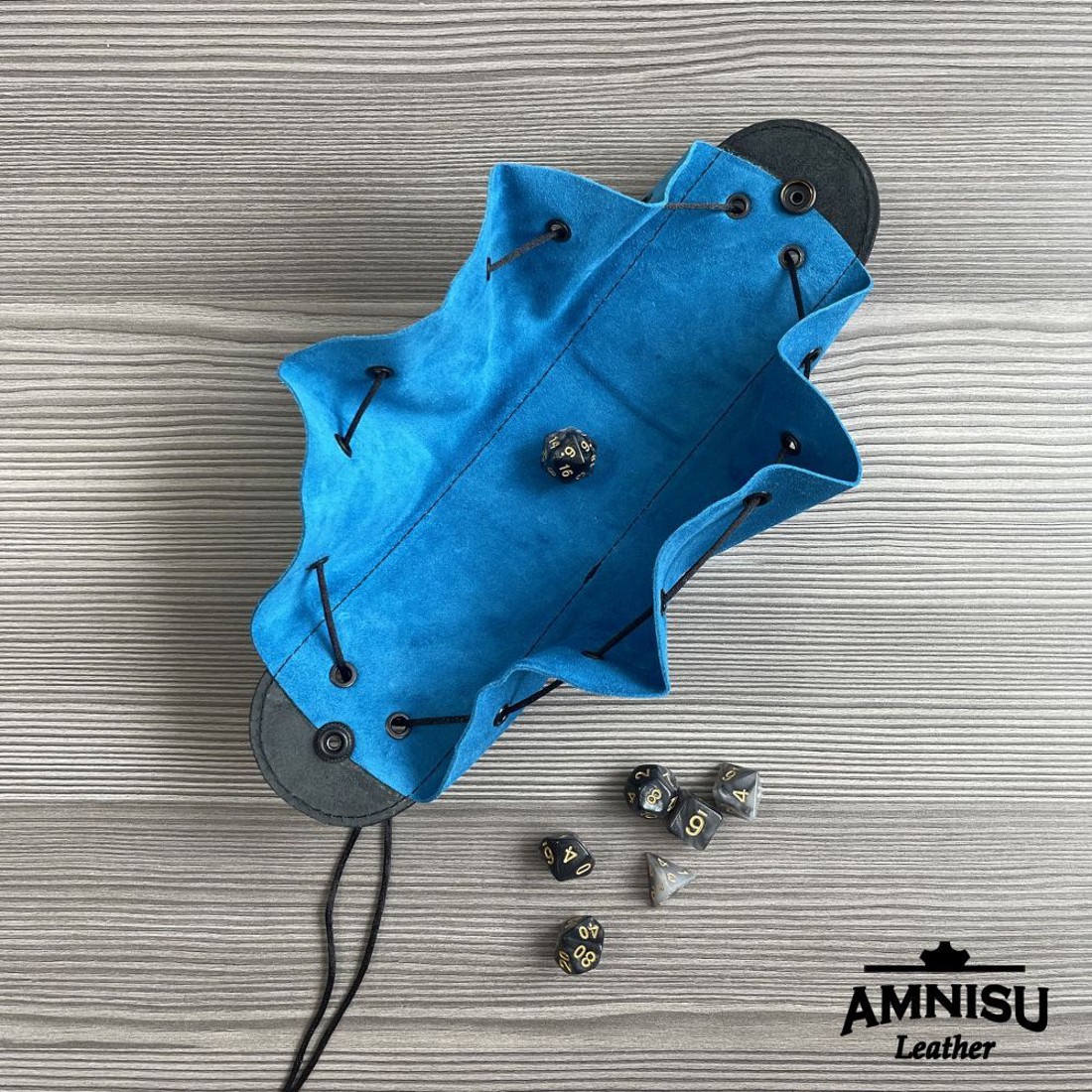 2in1 szütyő és kockatálca - Havier - játék & sport - táblajáték és kártyajáték - társasjátékok - dobókocka - Meska.hu