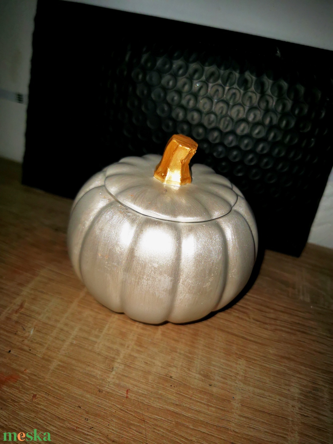 Tök kerámia mécses  - művészet - szobor - kerámia - Meska.hu