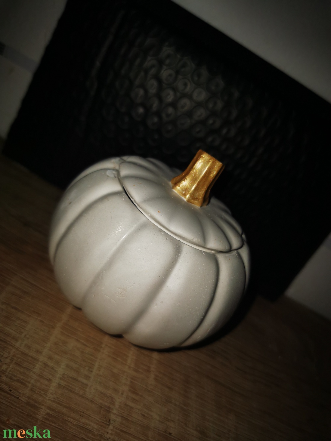 Tök kerámia mécses  - művészet - szobor - kerámia - Meska.hu