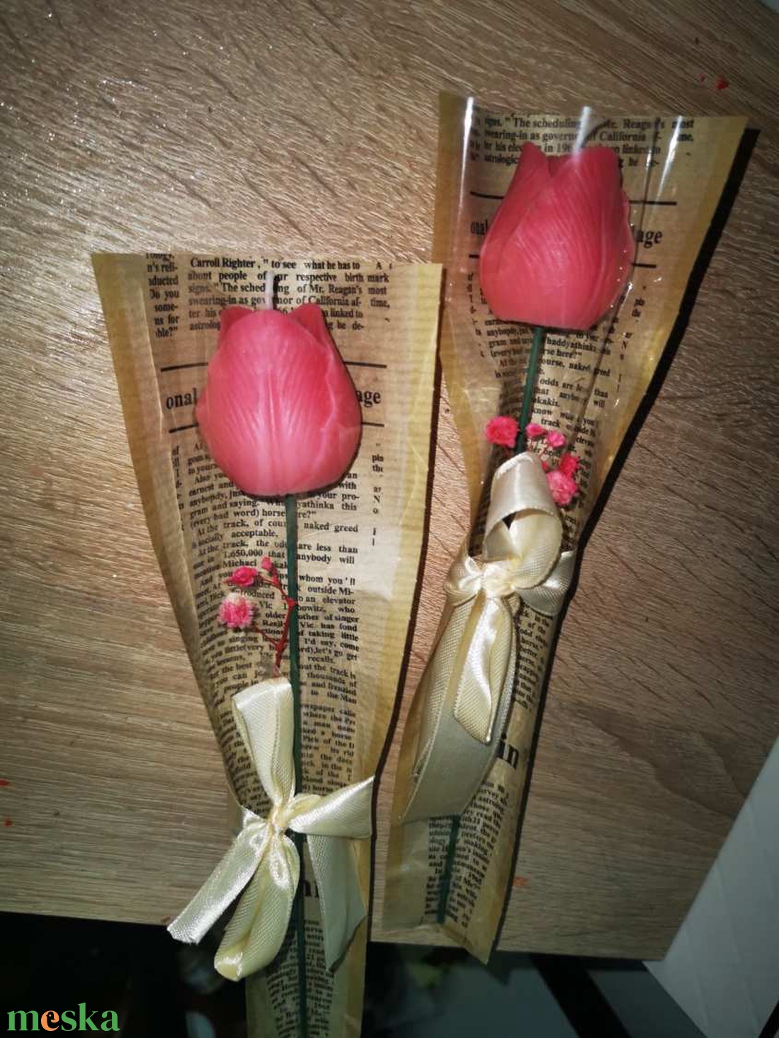 Örök Tulipán gyertya-illatviasz - otthon & életmód - gyertya, illat, aroma - aromalámpa - Meska.hu