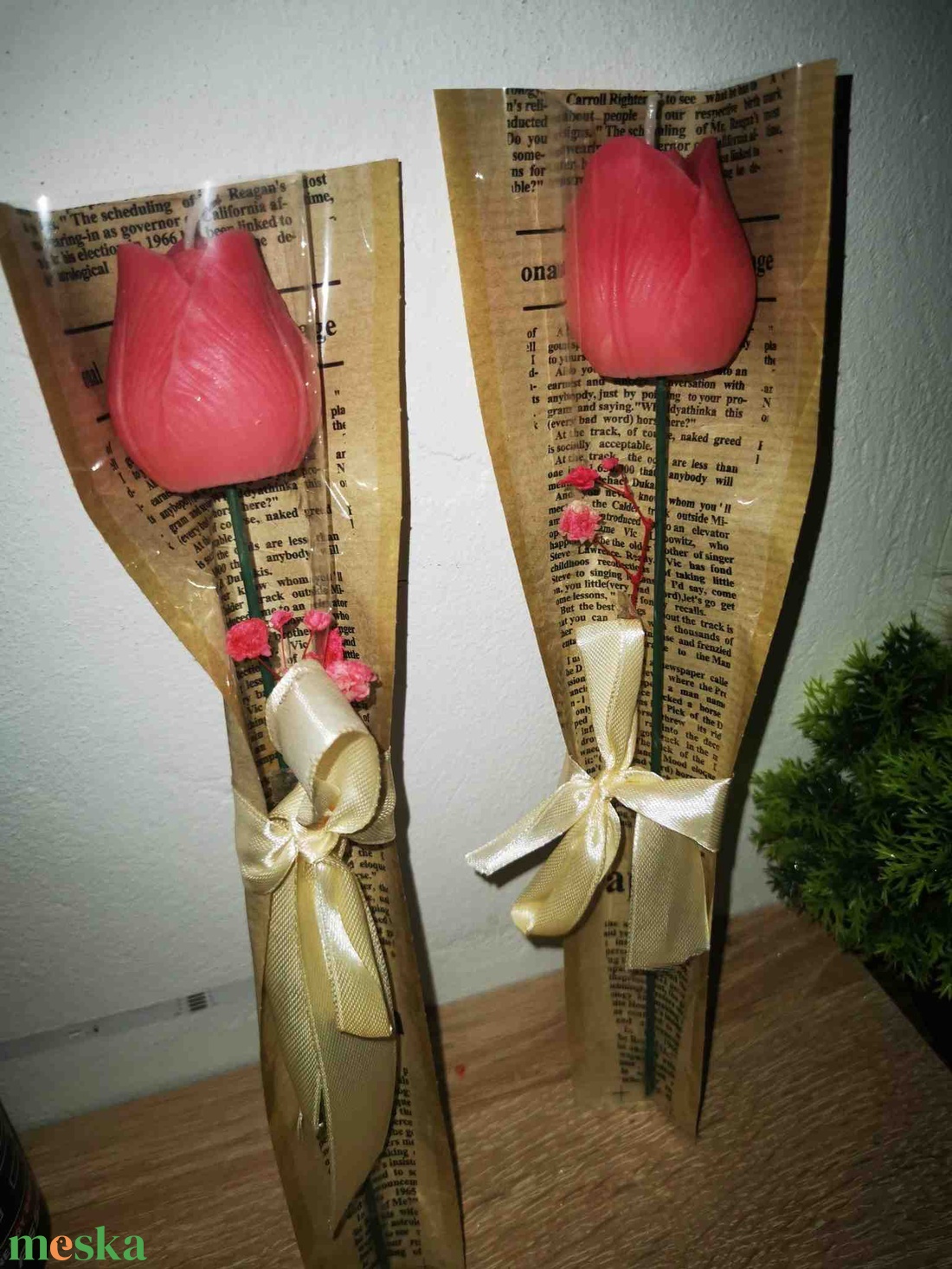 Örök Tulipán gyertya-illatviasz - otthon & életmód - gyertya, illat, aroma - aromalámpa - Meska.hu