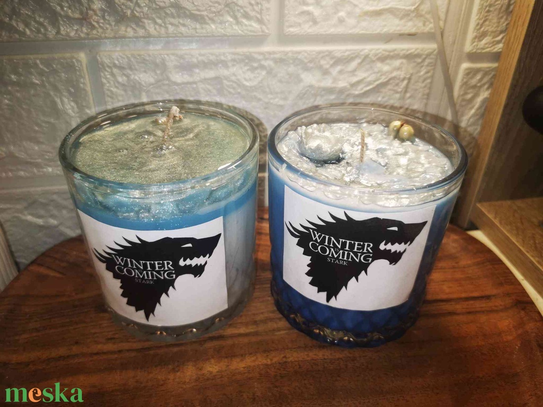 Trónok harca gyertya - művészet - szobor - kerámia - Meska.hu