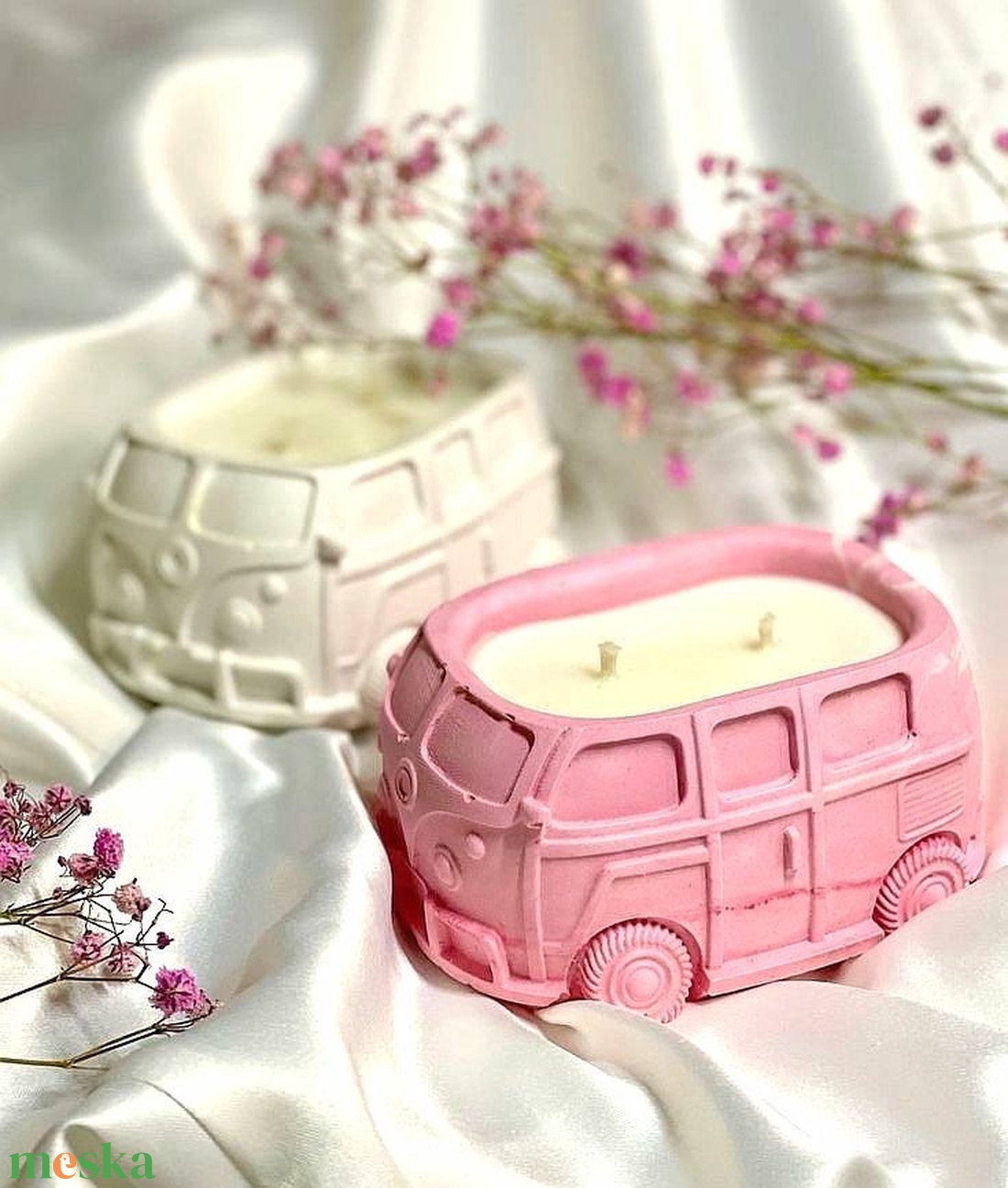 VOLKSWAGEN T1 BUSZ gyertya - ékszer - ékszertartó - ékszerdoboz - Meska.hu