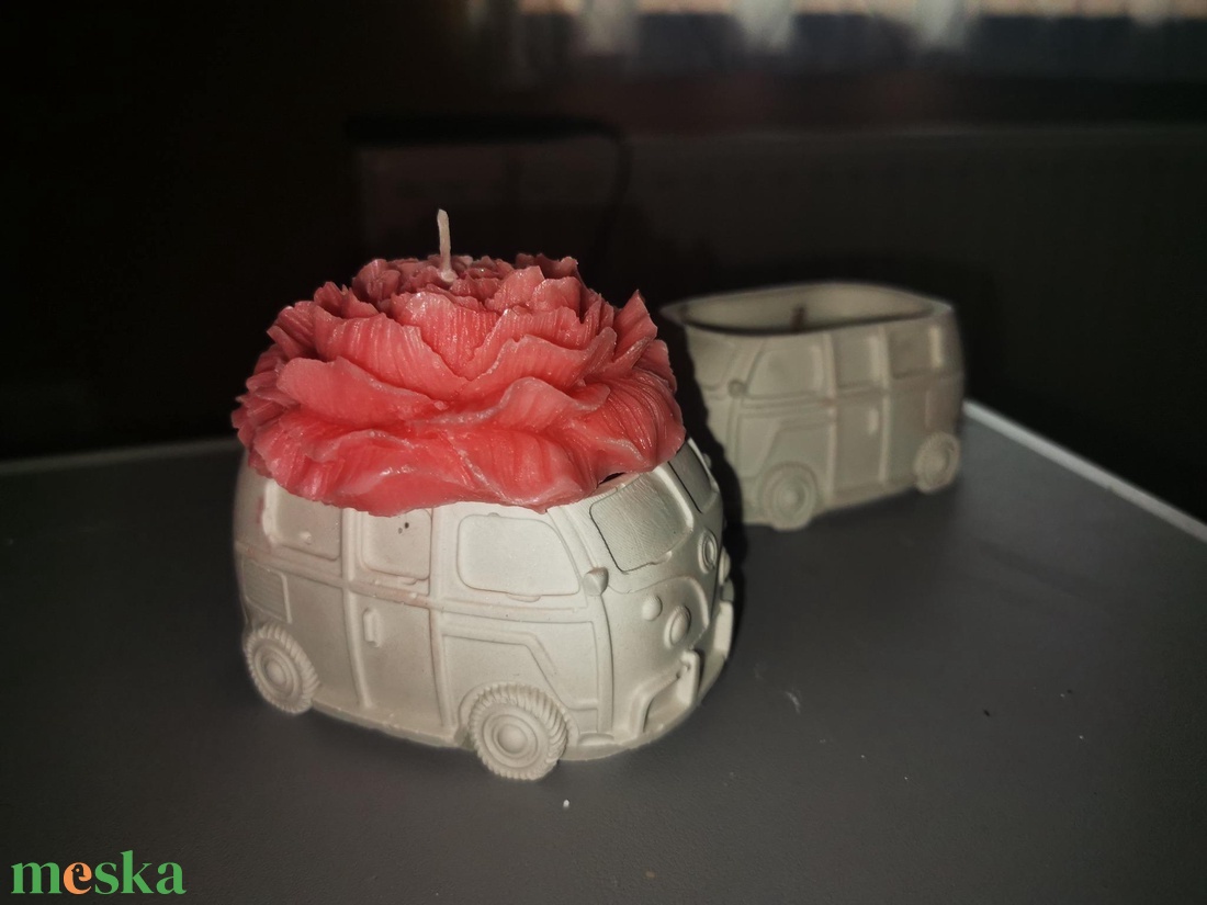 VOLKSWAGEN T1 BUSZ gyertya - ékszer - ékszertartó - ékszerdoboz - Meska.hu