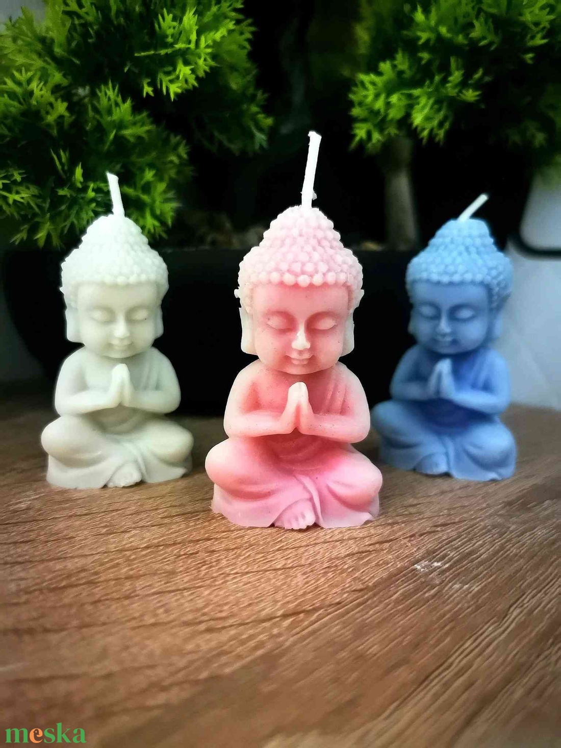 Buddha gyertya - ékszer - ékszertartó - ékszertartó állvány - Meska.hu
