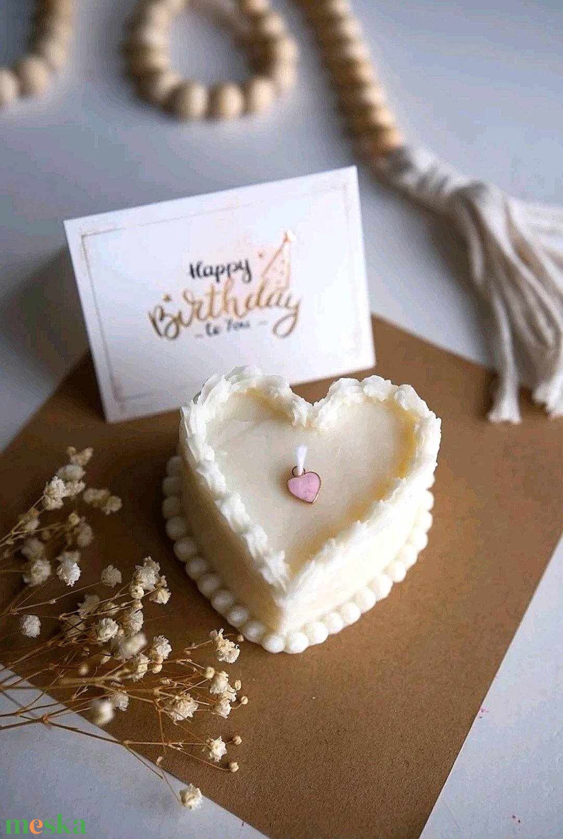 Szülinapi torta gyertya - otthon & életmód - gyertya, illat, aroma - gyertya - Meska.hu