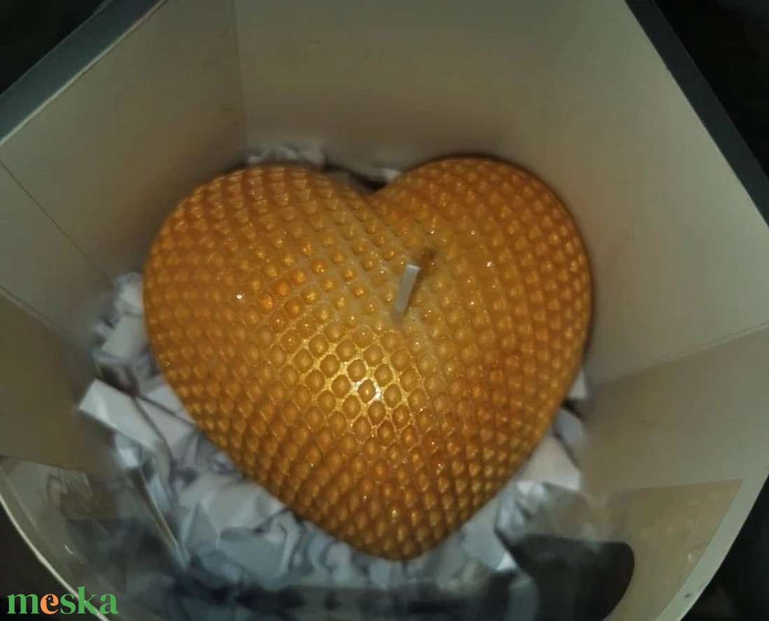 Egyedi Szív gyertya - otthon & életmód - gyertya, illat, aroma - aromalámpa - Meska.hu