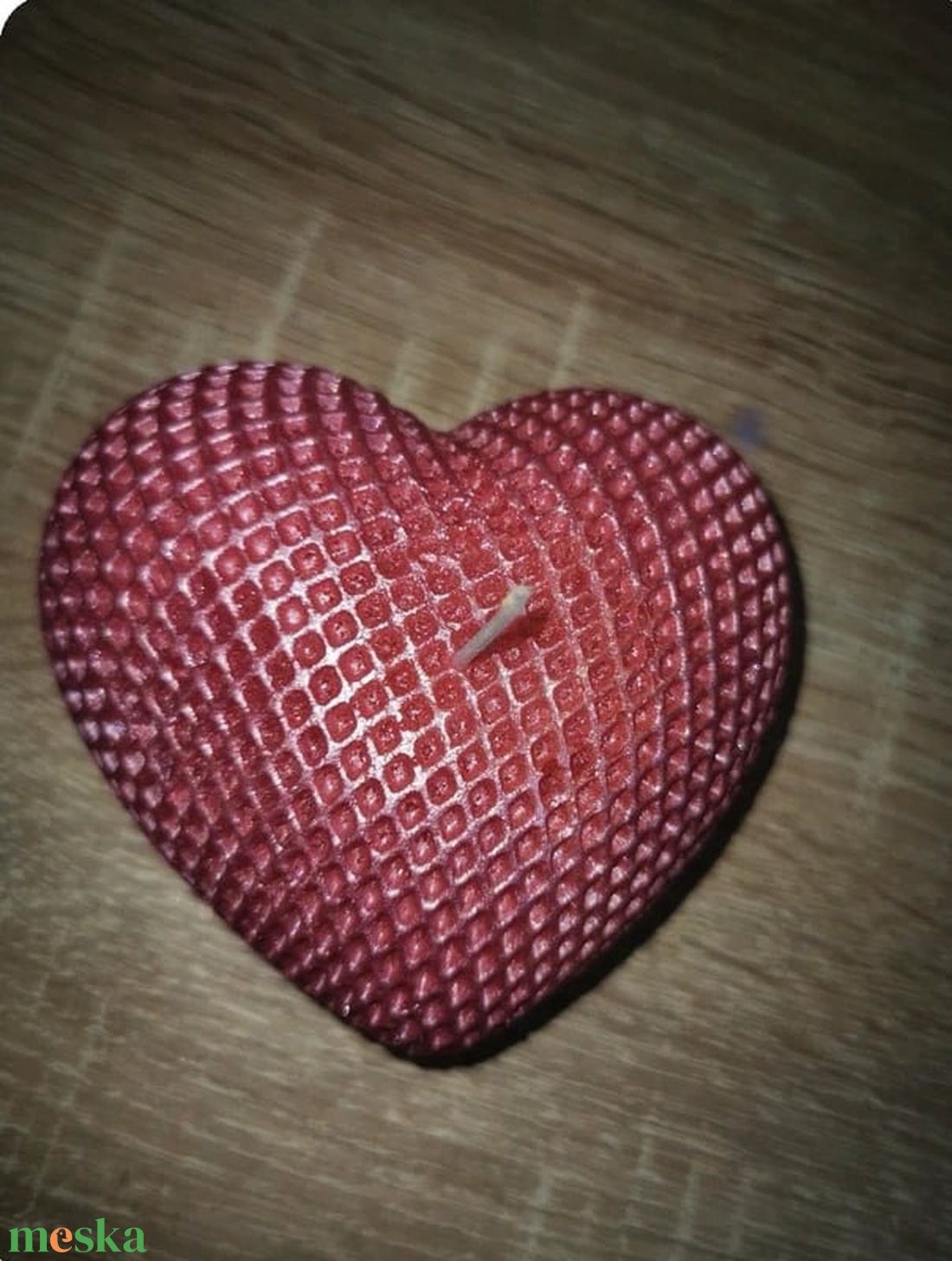 Egyedi Szív gyertya - otthon & életmód - gyertya, illat, aroma - aromalámpa - Meska.hu