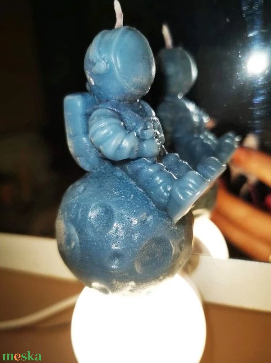 Űrhajós gyertya - otthon & életmód - gyertya, illat, aroma - mécses és mécsestartó - Meska.hu