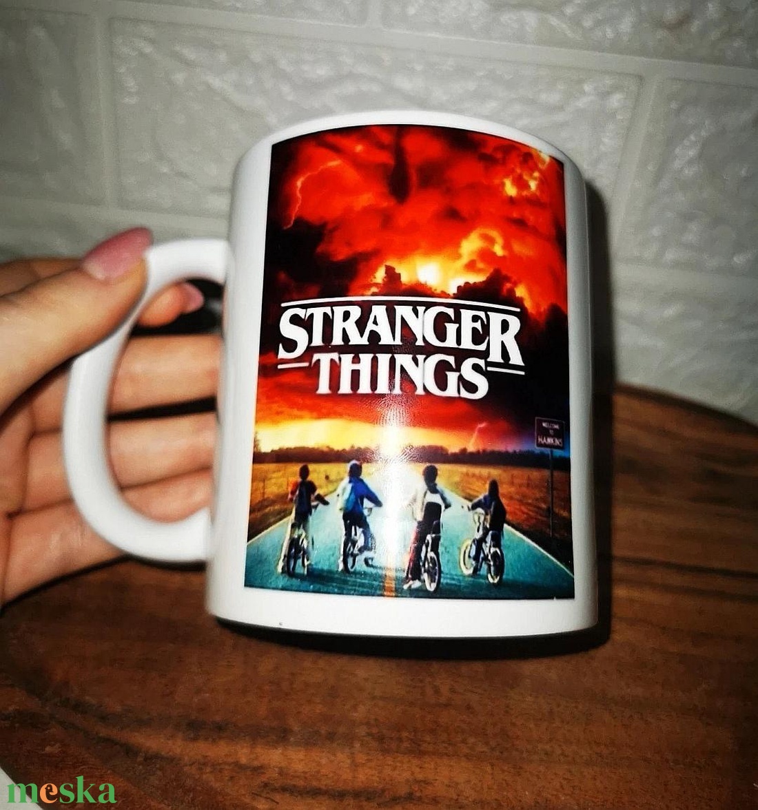 Stranger Things bögre - otthon & életmód - konyhafelszerelés, tálalás - tálalás - bögre & csésze - Meska.hu