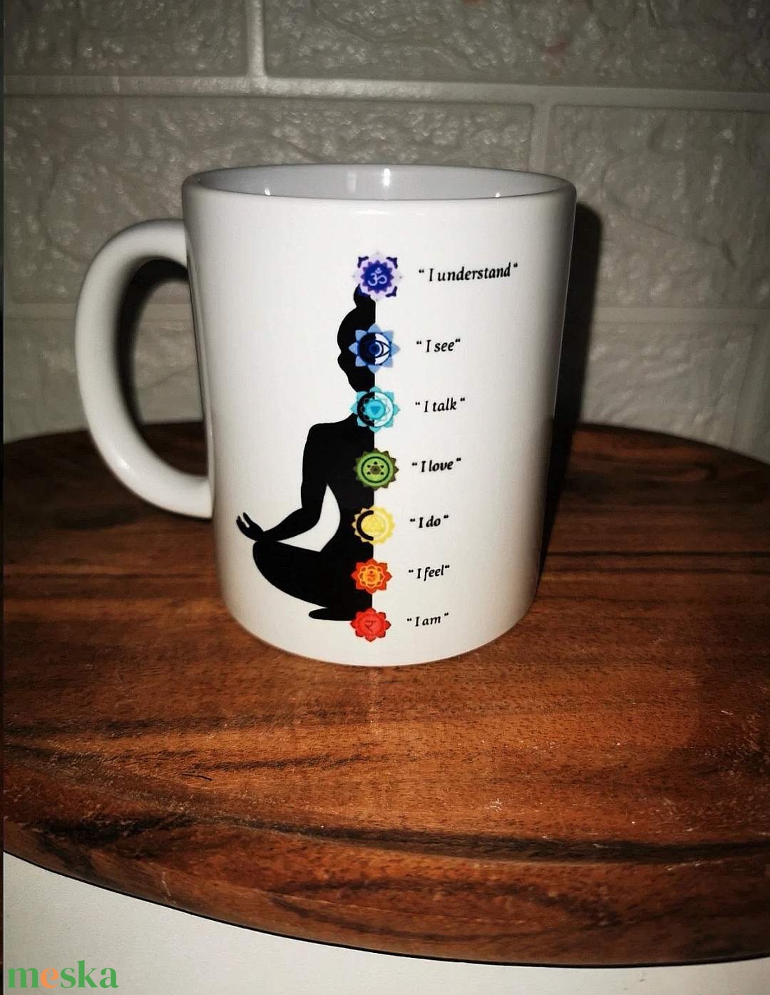 Buddha spirituális csakra bögre - otthon & életmód - konyhafelszerelés, tálalás - tálalás - bögre & csésze - Meska.hu