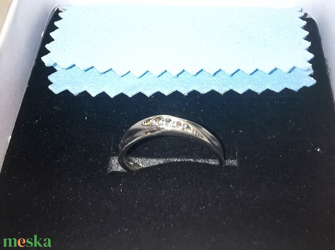 Valódi Ezüst állítható gyűrű - ékszer - gyűrű - többköves gyűrű - Meska.hu