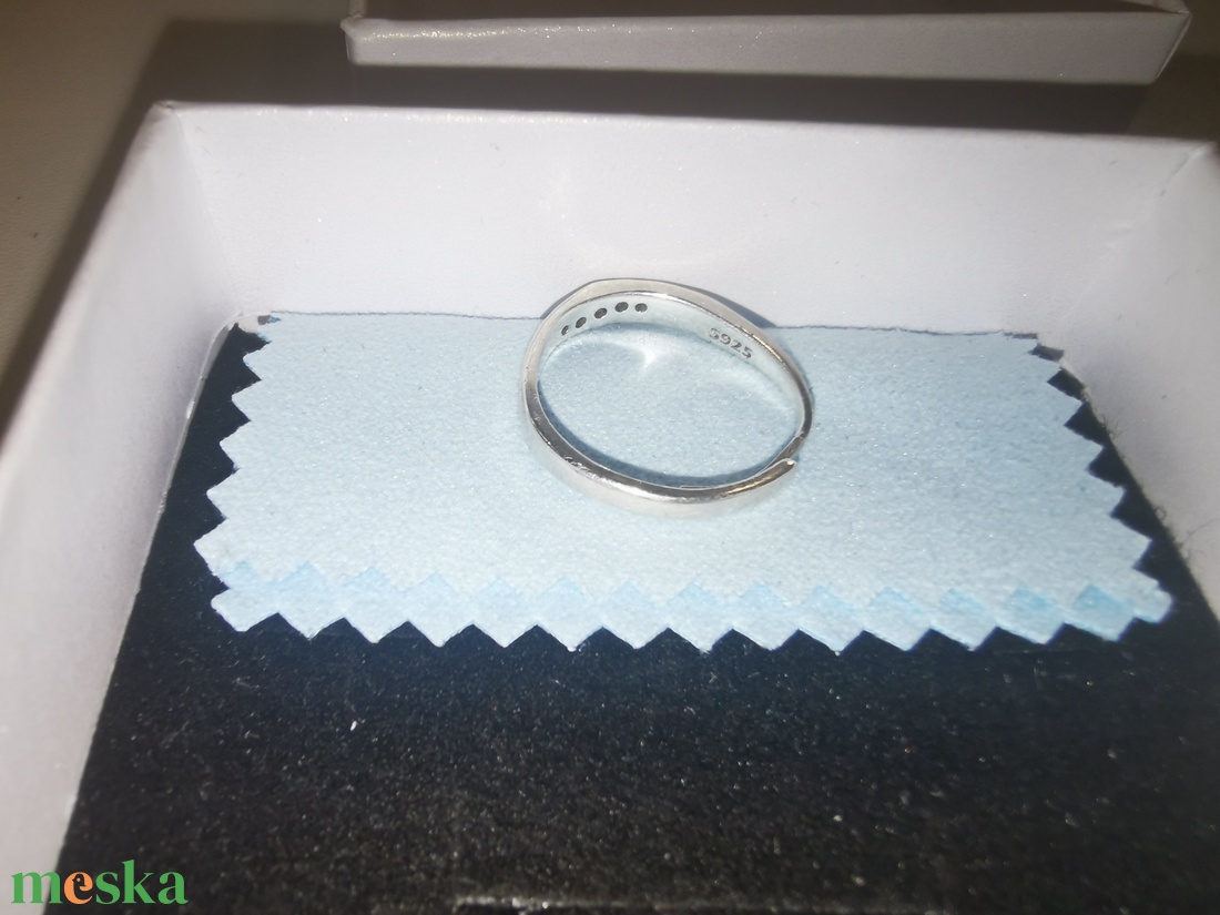 Valódi Ezüst állítható gyűrű - ékszer - gyűrű - többköves gyűrű - Meska.hu