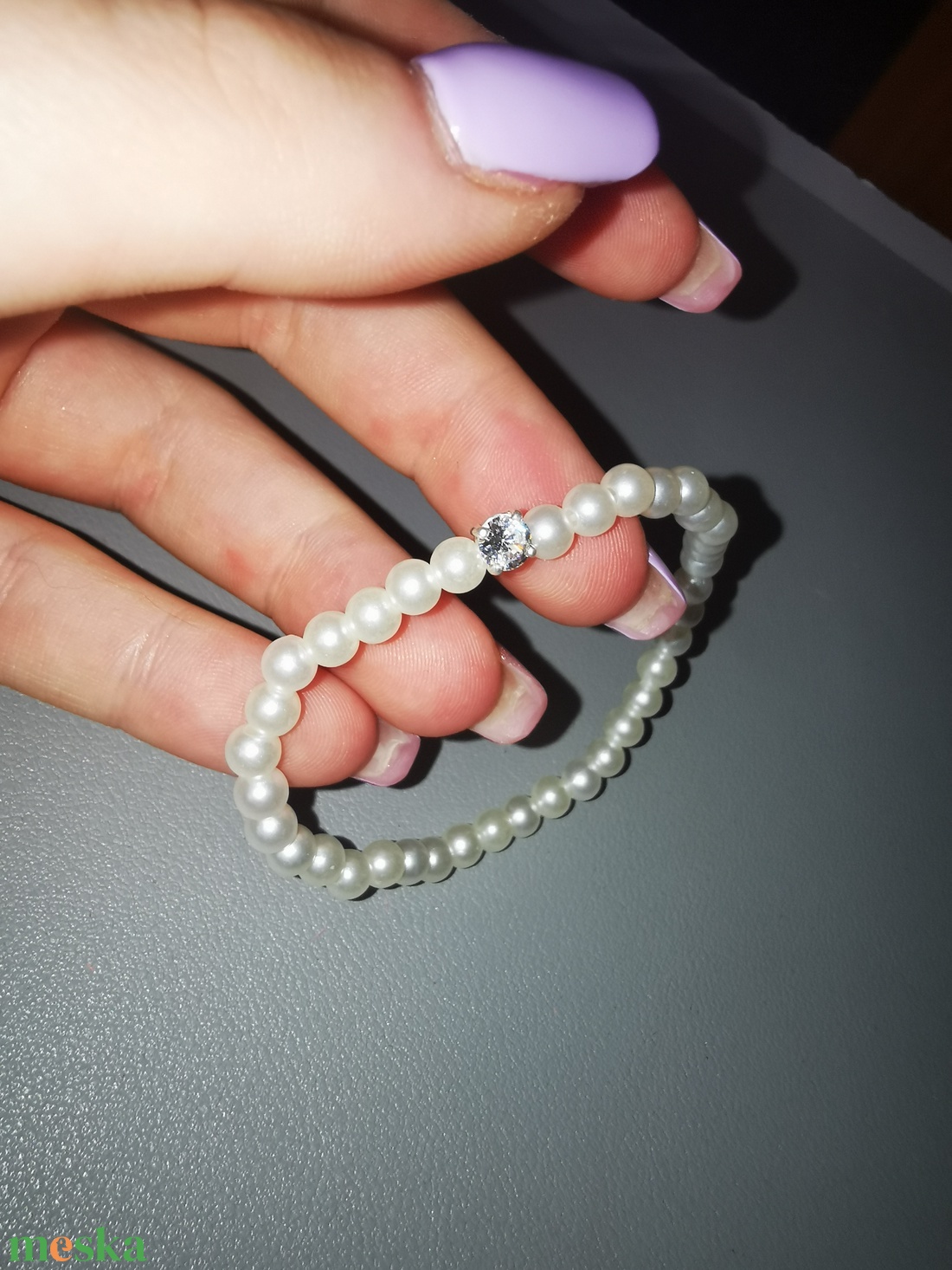 Gyöngyös karkötő - ékszer - karkötő - gyöngyös karkötő - Meska.hu